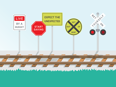 Infographic Train Signs
