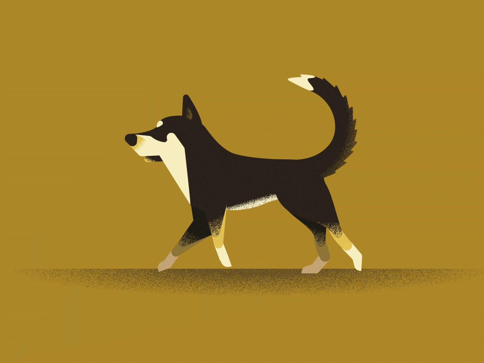 My Doggo Lucy animation illustraion motion motion design puppy walk walkcycle