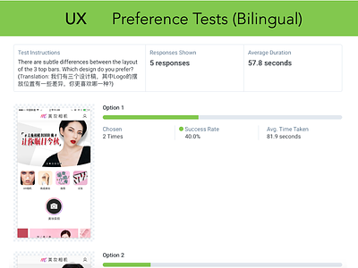 UX: Preference Tests chinese english preference tests ui usability user experience user interface ux uxd