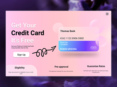 Credit Card Landing Page