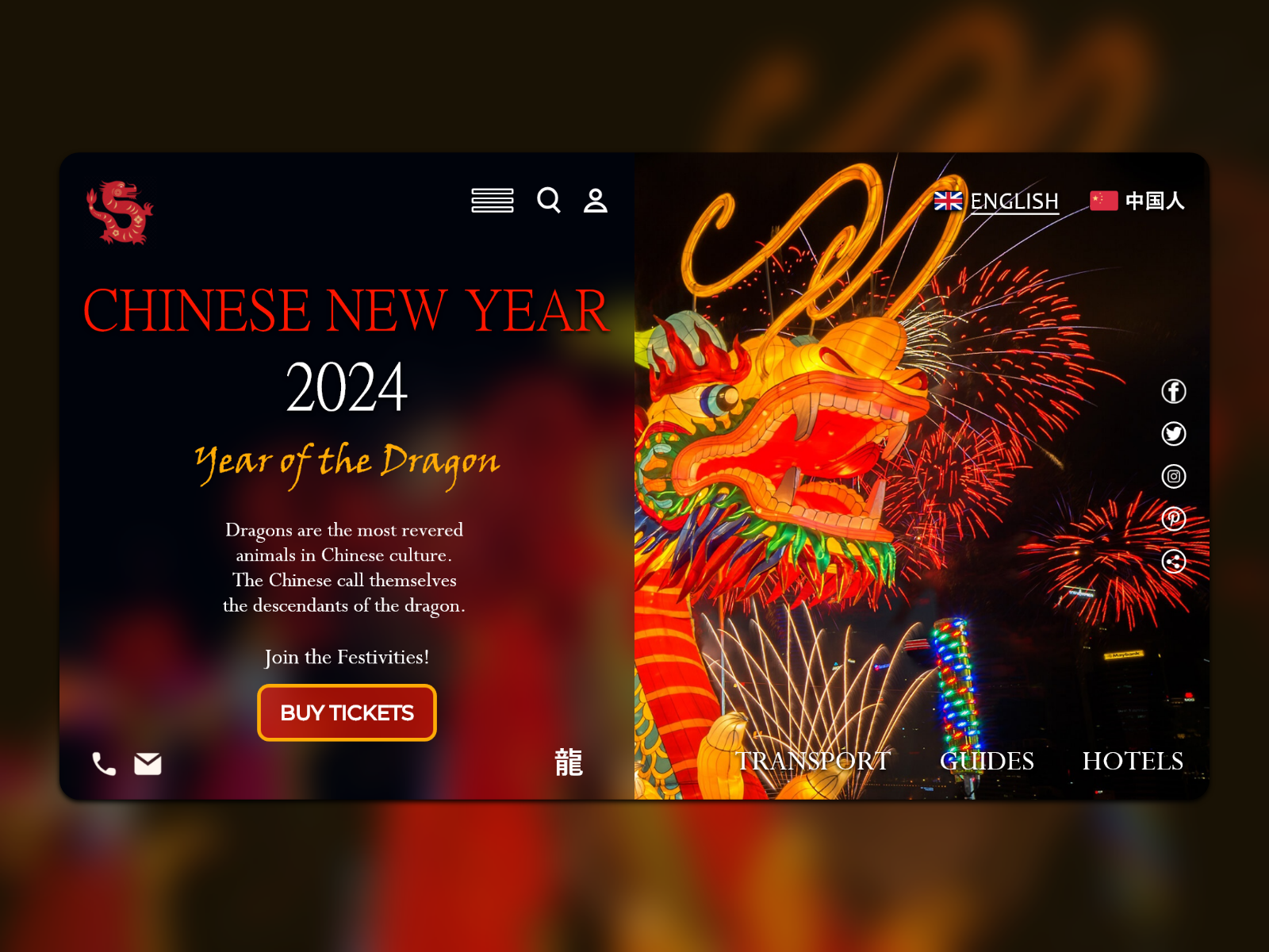 Chinese New Year 2024 Year of the Dragon by Anush Raghavender on Dribbble