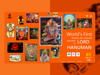 Digital Art Gallery - Lord Hanuman