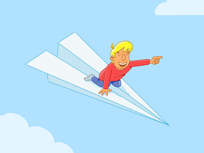 Let's go on an adventure childrens book childrens book illustration childrens illustration digital illustration digital painting drawing illustration kid kidlitart kids illustration paper plane paper planes procreate sky
