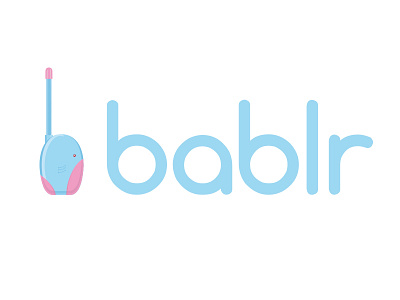 Bablr baby baby monitor icon logo parents