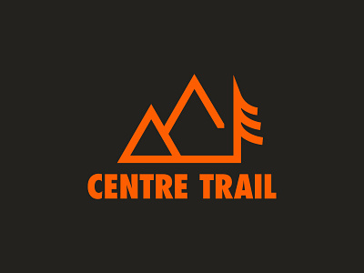 Centre Trail Logo branding design futura graphic design icon logo motocross motorcycle trails typography