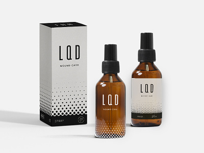 L · Q · D — Packaging Concept 01 branding cosmetics graphic design identity logo luxury medical minimal packaging pattern typography univers