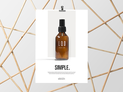 L · Q · D — Advertising Concept 01 branding campaign design graphic design identity logo minimal modernist poster print typography univers