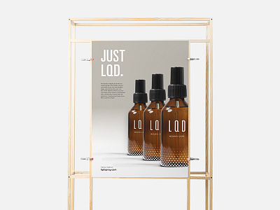 L · Q · D — Advertising Concept 02 branding campaign design graphic design identity logo minimal modernist poster print typography univers