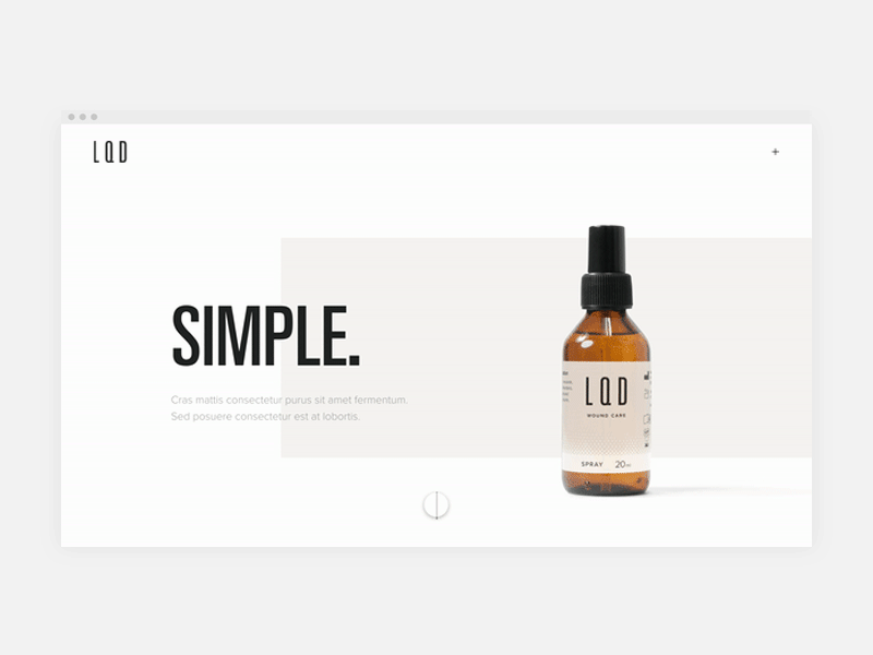 L · Q · D — Full Landing Page branding clean design graphic design homepage identity minimal typography ui ux website