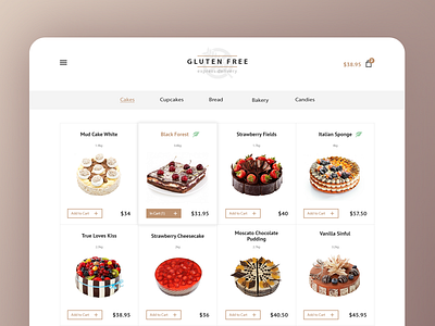 Cake Shop Concept / Web