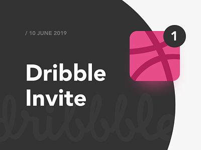 1x Dribble Invite dailyui dailyui045 dribbble invitation dribbble invite give away giveaway invitation invite