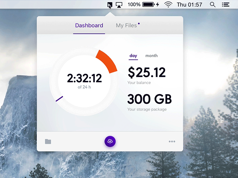 BoxDrive – Cloud storage macOS widget