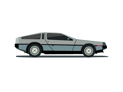 DeLorean illustration