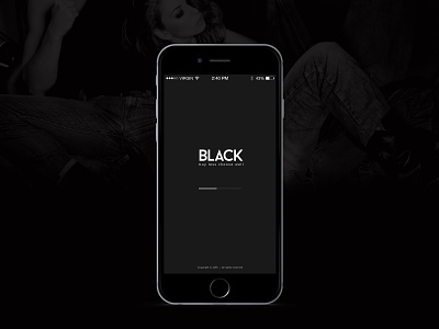 BLACK Mobile App UX/UI Design Project brand products luxury items luxury men products luxury women products