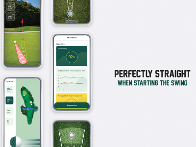 UI Freelancer - GOLF Mobile App Design Project club golf ground players