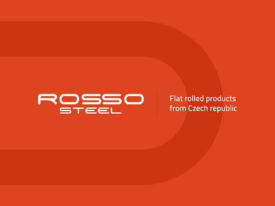 Rosso Steel - branding branding identity logo