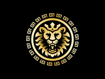 Greek Lion Logo design logo logodesign logodesigner logos