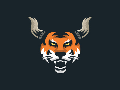 Viking Tiger Logo design logo logodesign logodesigner logos