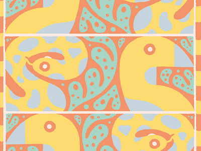 Bird and Snake design folkart hand drawn illustration pattern patterns vector vintage