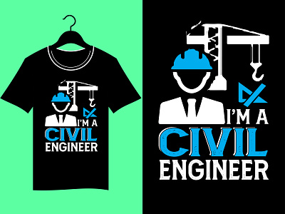 Engineer T-Shirt Design design illustration tshirt typography vector