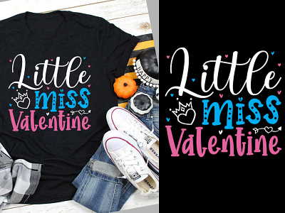 Little Miss Valentine T Shirt Craft