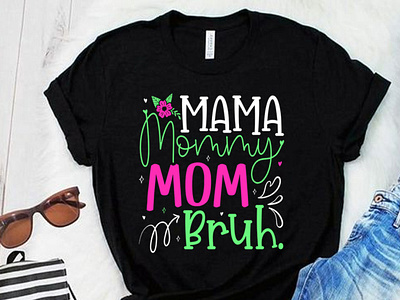 Baseball mom typography t-shirt design. by Retrotshirt on Dribbble