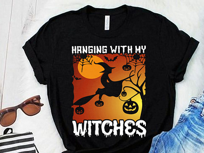Hanging with My Witches. Halloween SVG.