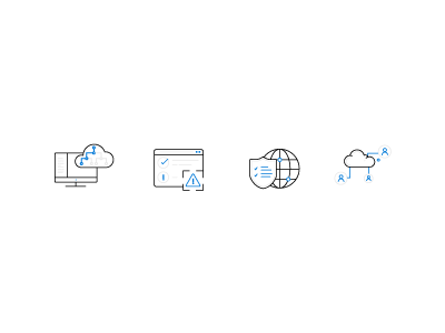 Cloud Security Icons cloud flat icon icon ms platform seattle security simple tech technology