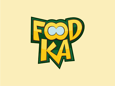 FOODKA - Bengali Food Blog Series Logo awesome logo brand identity branding colorful dribble food app food blog logo food delivery food logo icon illustraion logodesign logomark logotype minimalistic monogram symbol unique logo web