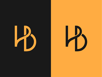 H + B Monogram Logo awesome brand brand identity branding clean colorful colorfull creative icon identity logodesign logos logosai logotype minimalistic monogram startup startups symbol web