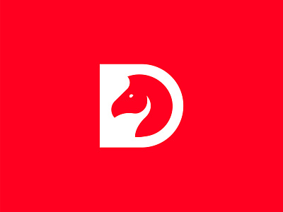 Letter D + Chess Horse. awesome chess clean clever logo clever smart modern colorful concept creative dribble icon letter d logodesign love minimalistic monogram web