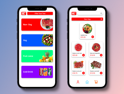 Food and Beverage Ordering App drink drink app figma food food and drink app food app graphic design ui ux