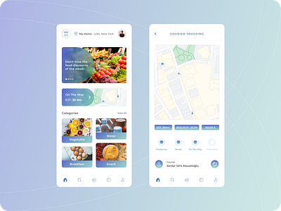 Grocery App design figma grocery market mobile design ui ux