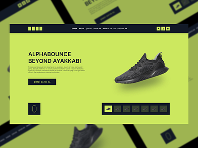 E-Commerce Shoe Web Design design figma shoe ui ux web