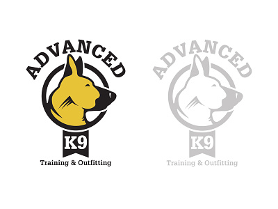 Dog Training Logo brand branding dog german shepherd hunt hunting k9 train training