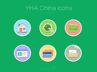 YHA China APP Icons app icon ios