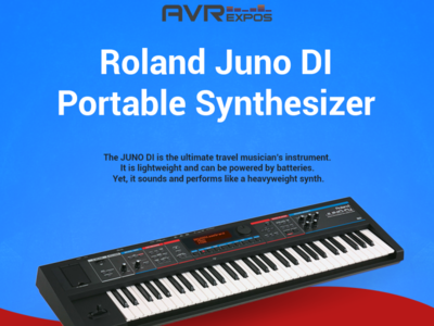 Roland Juno DI Portable Synthesizer by avrexpos on Dribbble