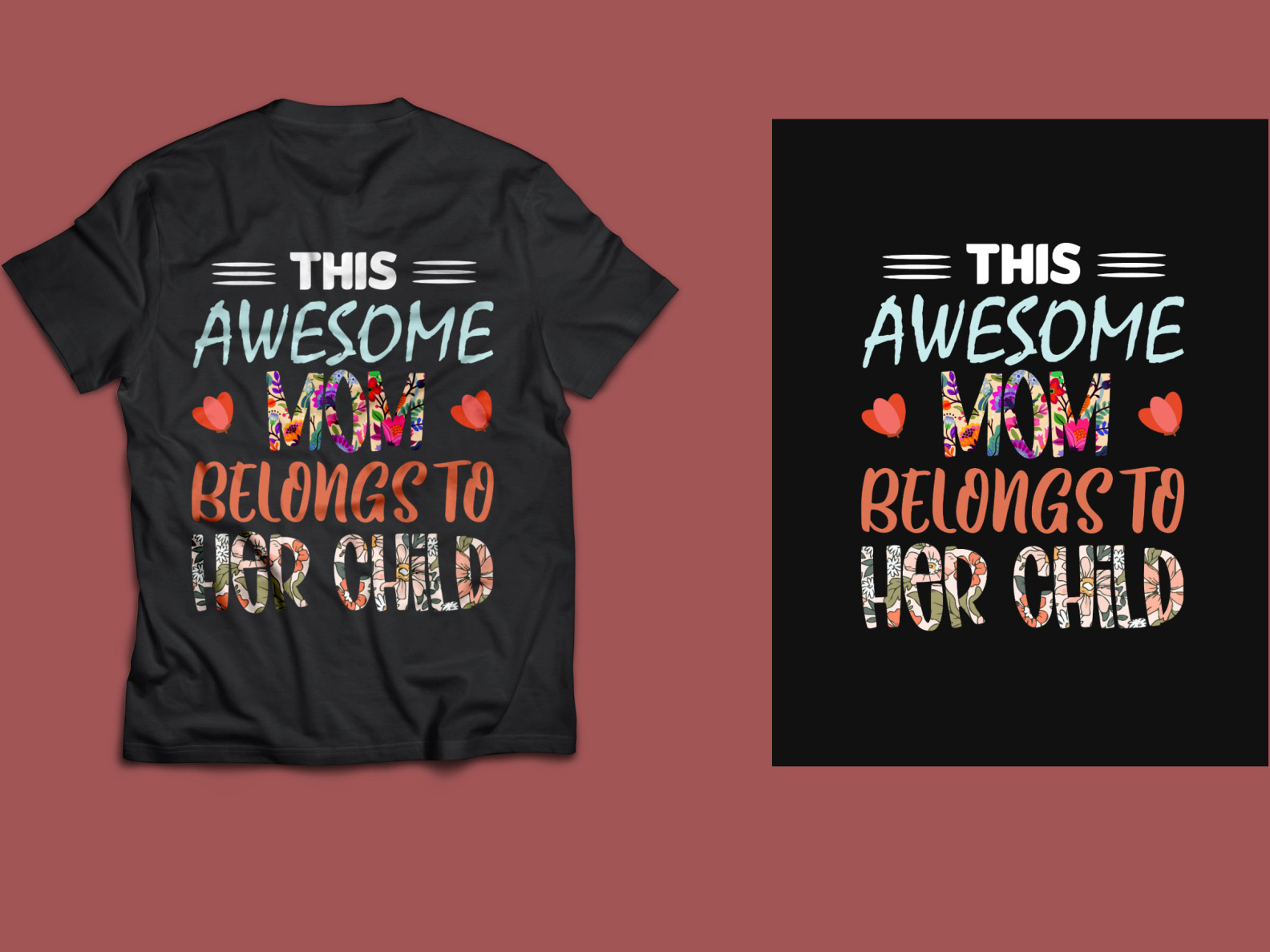 mom t-shirt by Morshedul Islam on Dribbble