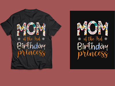 Mom t-shirt brochure design flyer design graphic design illustration letterhand design mom t shirt typography