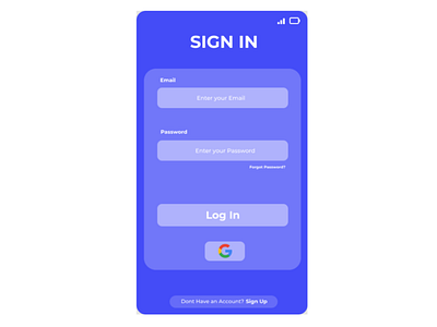 Minimal Sign In UI ! app appui appuiux begginer design figma figmadesign login minimal minimalism minimalist minimalistic page page design sign signin simple ui userinterface ux