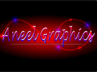 Aneel graphics with lighting effect graphicdesign lighting effects typography