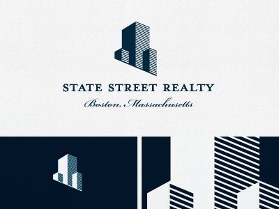 State Street Realty logo brand identity logo