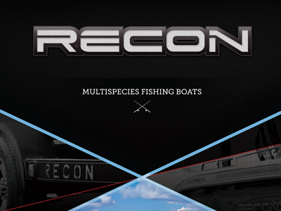 Recon Boats Promotional Brochure brochure design print