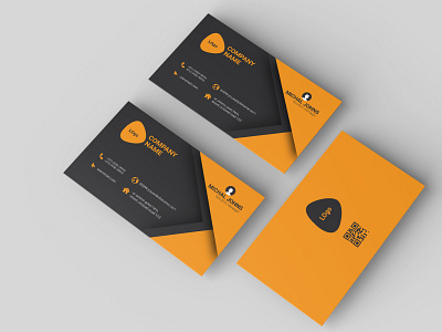 business card logo mockup templete