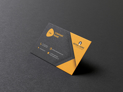 business card logo mockup templete