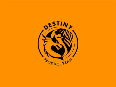 Destiny - Internal team identity branding series. badge branding design flat icon illustration logo minimal typography vector