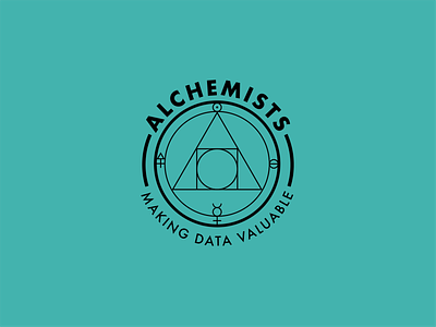 Alchemists - Internal team identity branding series. badge branding design flat icon illustration logo minimal typography vector