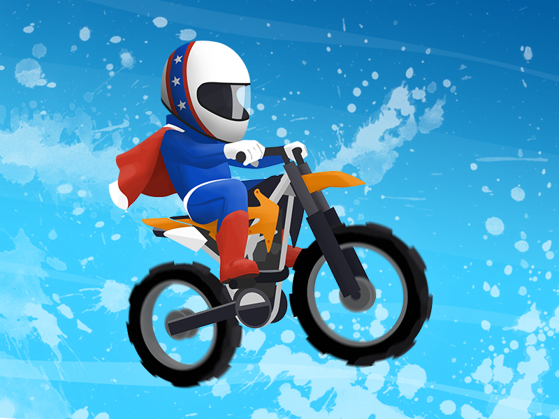 Ace Rider motorbike bike illustration vector design