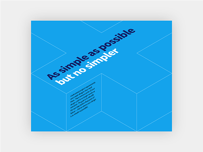 Simple design flat guidelines minimal poster principles vector