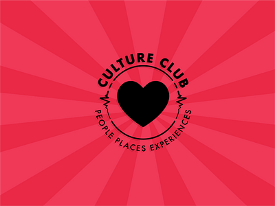 Culture Club team badge badge branding design flat illustration logo minimal vector